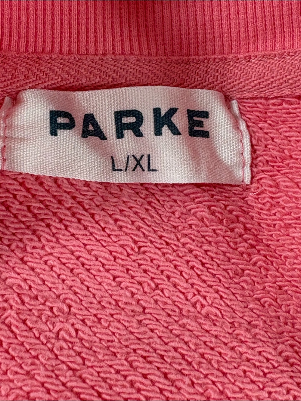 PARKE x Maggie & Emma Heritage Varsity Mockneck Bloom Sunset Floral L/XL - Picture 7 of 8